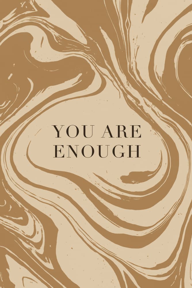 Youareenough(liquid) by Treechild — canvas wall art