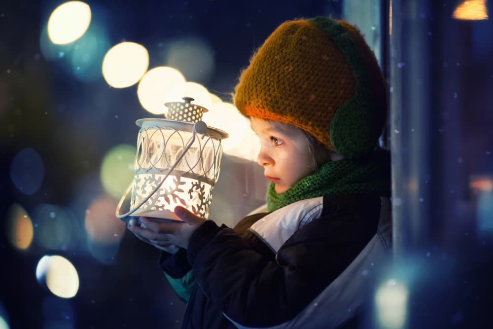 Child's Winter Light by Tatyana Tomsickova — canvas wall art