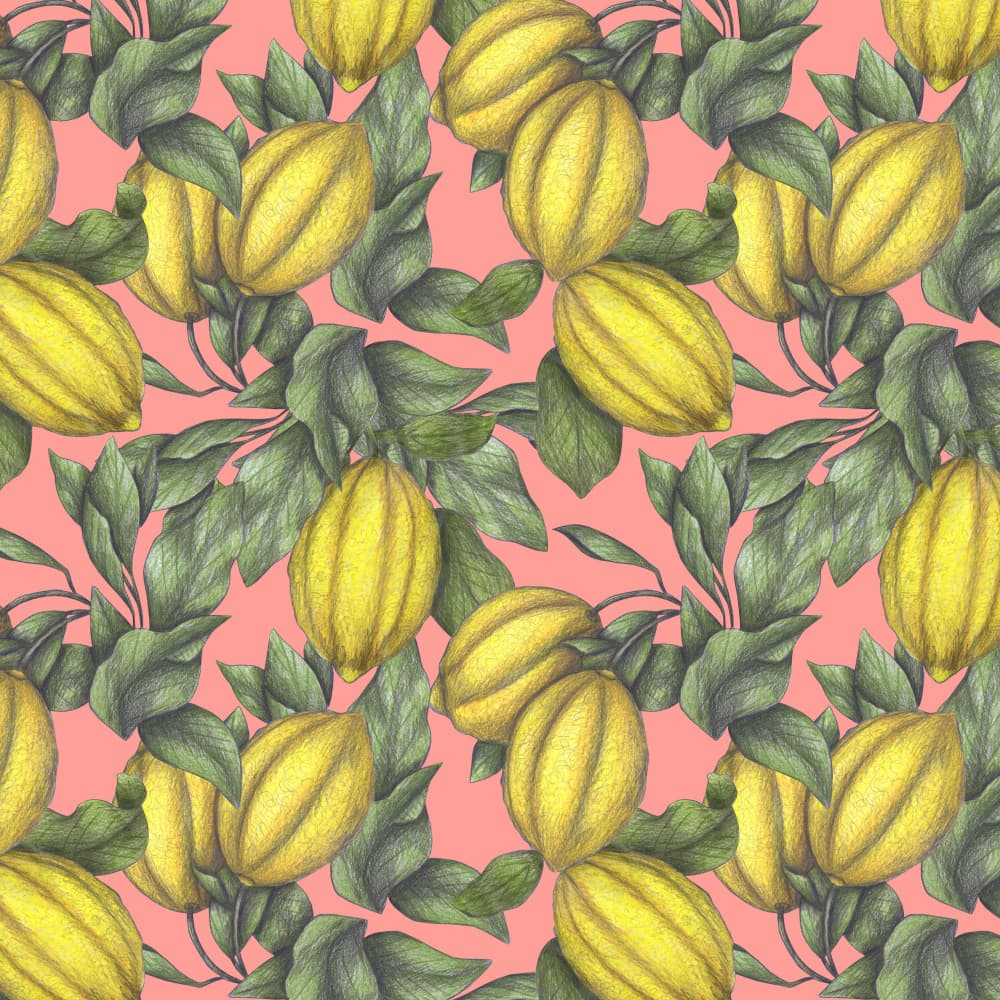 Botanical Lemon Pattern