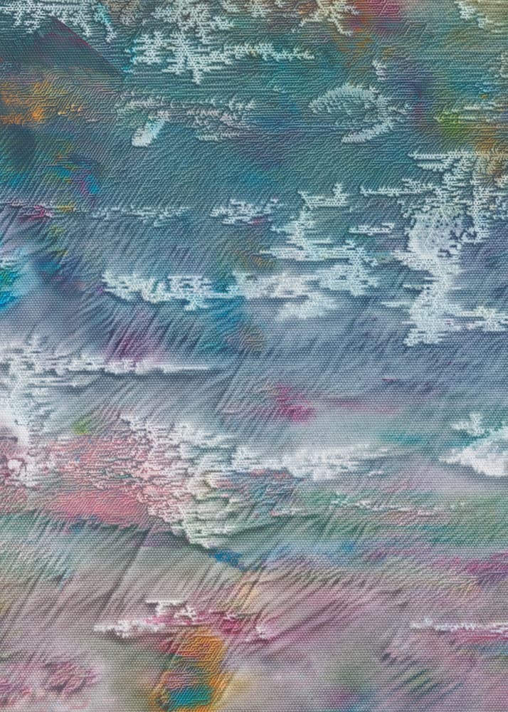 Flowing Abstract Hues by Maira Ribena — canvas wall art
