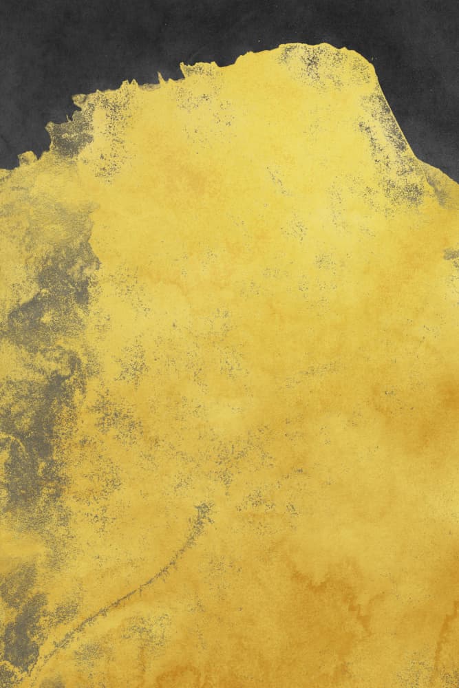 Golden Abstract Peak by amini54 — canvas wall art