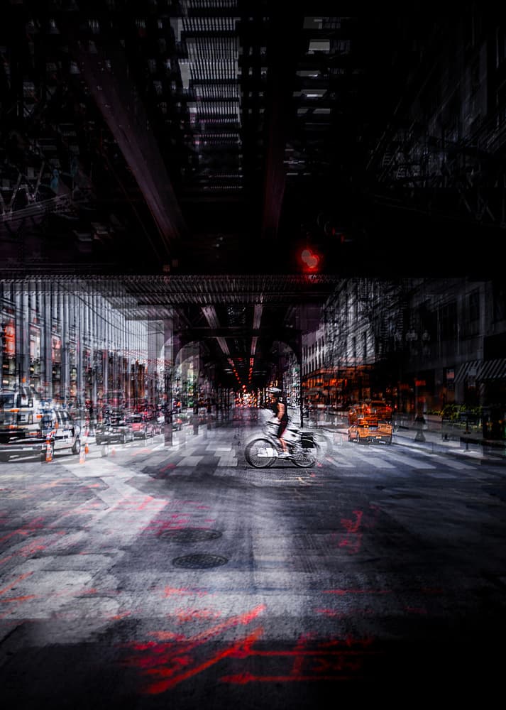 Urban Motion Blur by Carmine Chiriacò — canvas wall art