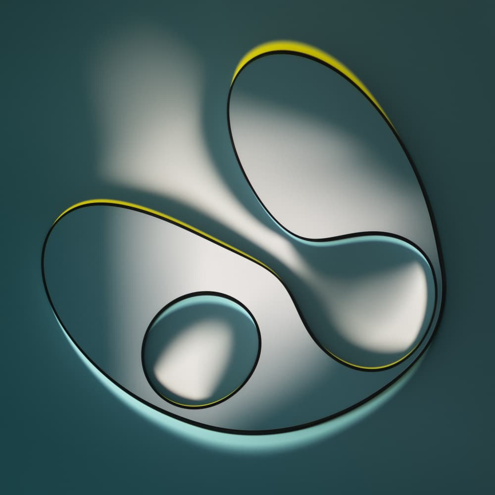 Flowing Abstract Curves by Martin Parratt — canvas wall art