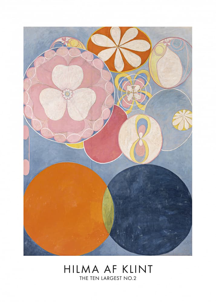 The Ten Largest No.2 Poster by Hilma Af Klint — canvas wall art