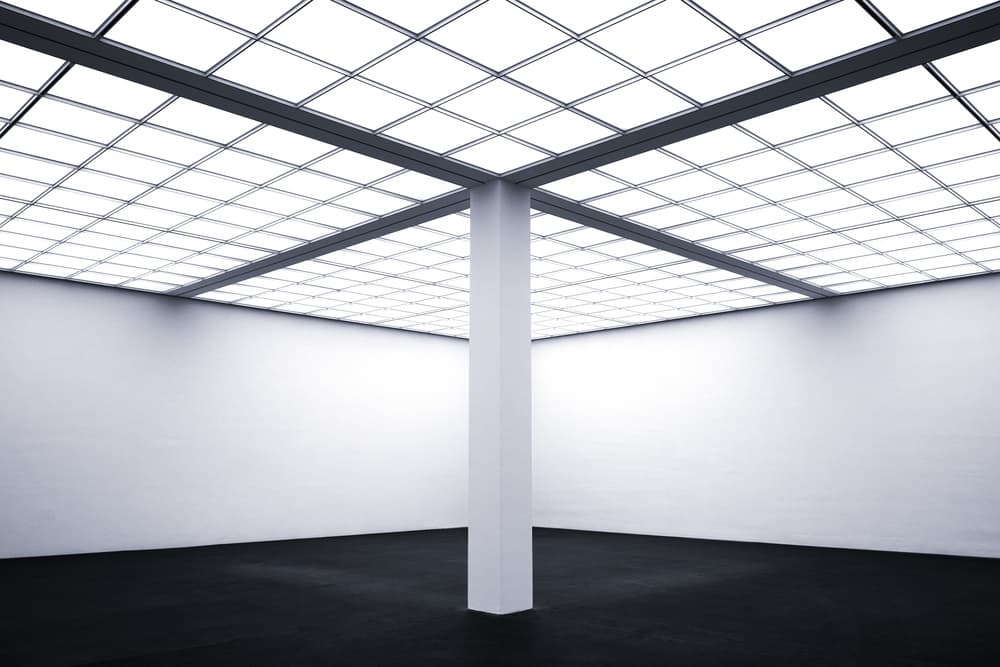 Minimalist Gallery Space by Rolf Endermann — canvas wall art