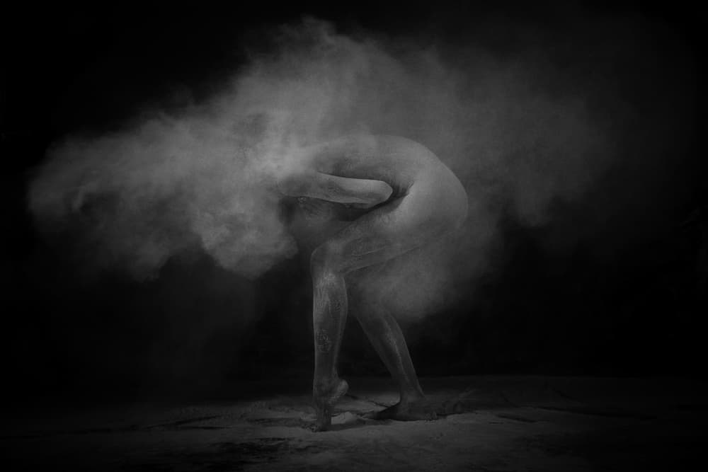 Powdered Movement by Thanakorn Chai Telan — canvas wall art