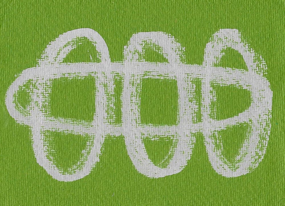 Interwoven White Lines by Santhosh ch — canvas wall art