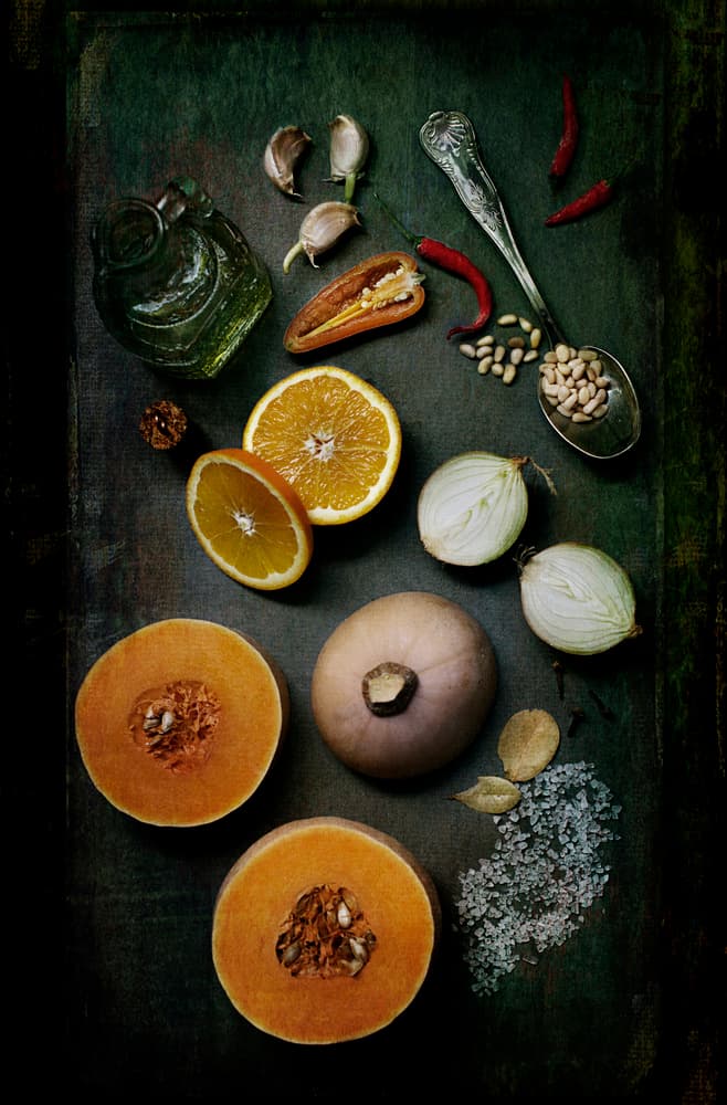 Butternut Squash Still Life by bernadette Nooij — canvas wall art