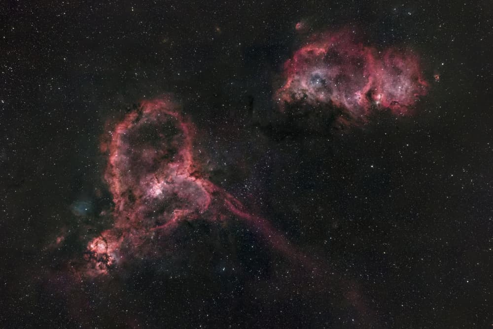 Heart And Soul Nebulae by Gregor Kresal — canvas wall art