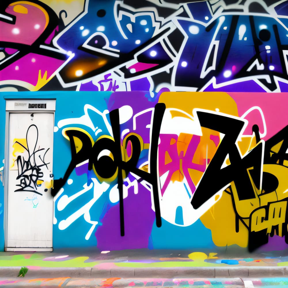 Vibrant Urban Graffiti by Cicero Spin — canvas wall art
