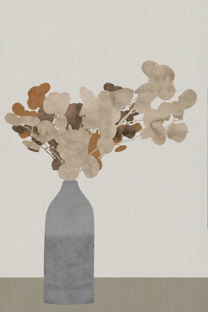 Soft Botanical Still Life by cartissi — canvas wall art