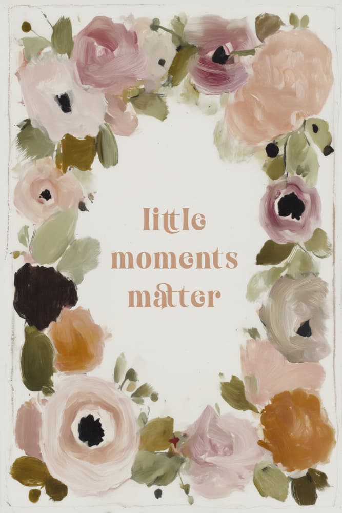 Littlemomentsmatter by Treechild — canvas wall art