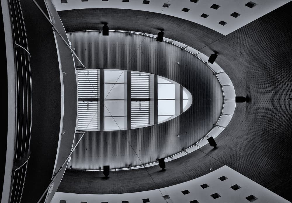 Modern Architectural Curves by Henk van Maastricht — canvas wall art
