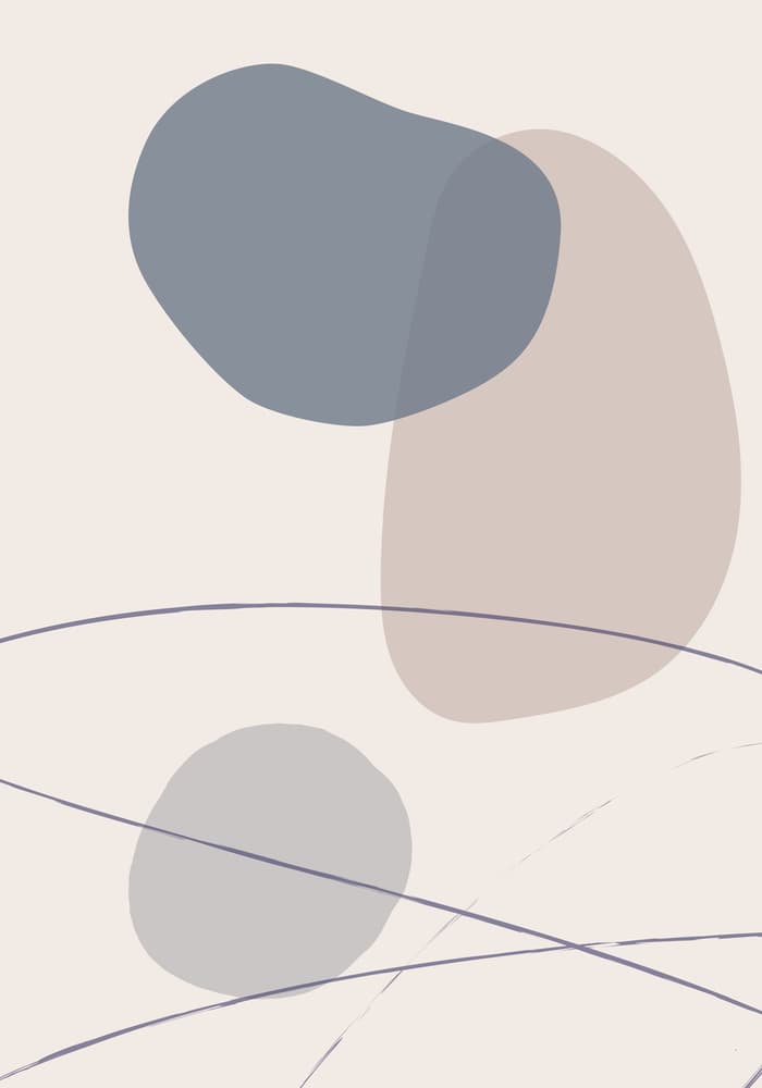 Calm Organic Forms by Pictufy Studio — canvas wall art
