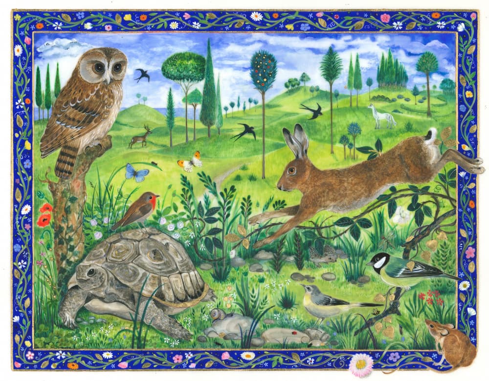 The Hare and the Tortoise by Isabelle Brent — canvas wall art