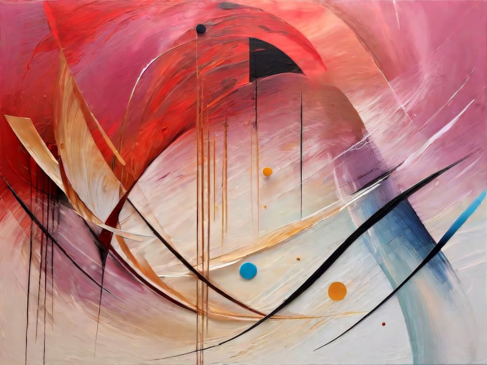 Vibrant Abstract Movement by Alpenglow Workshop — canvas wall art