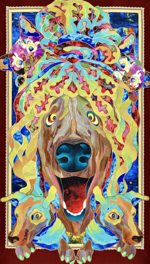 Colorful Fantasy Dogs