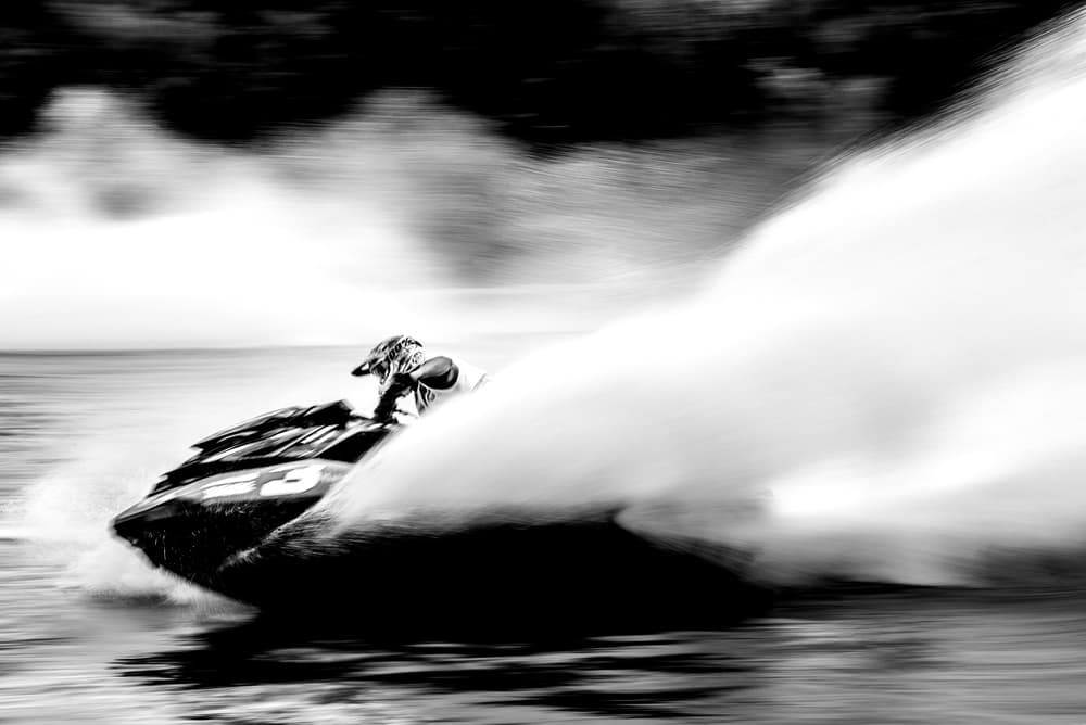 High Speed Jet Ski by Boris Hristov — canvas wall art