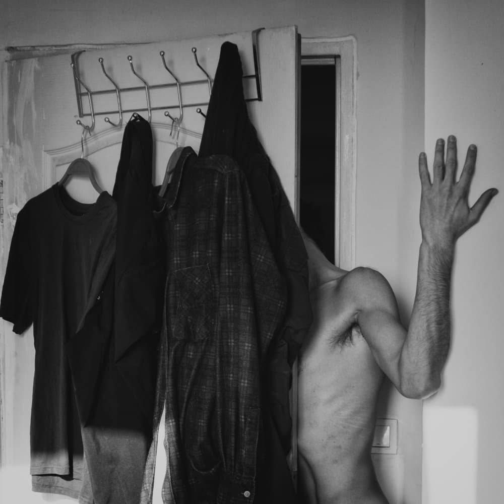 Hidden Man Emerging by Babak Haghi — canvas wall art