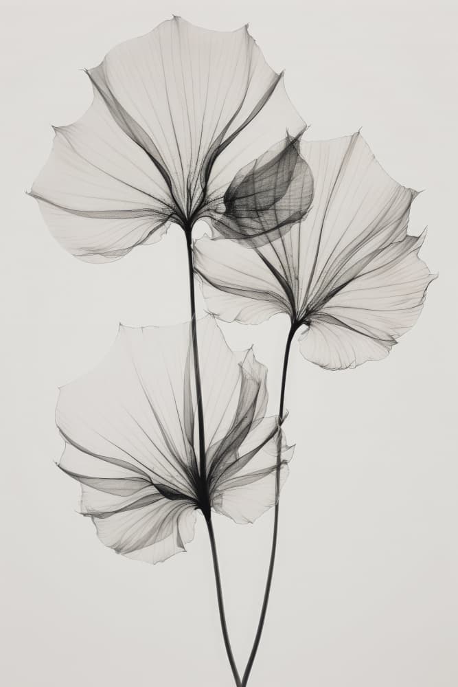 Transparent Botanic No 3 by Treechild — canvas wall art