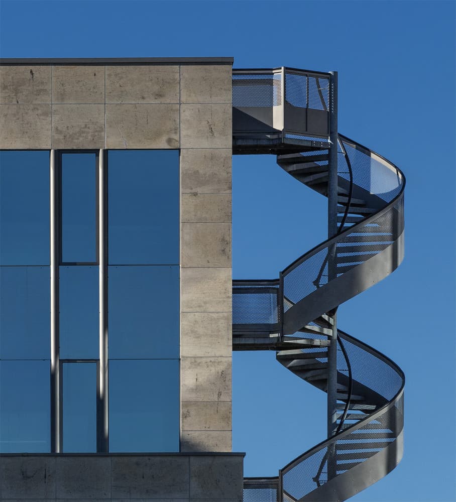 Architectural Spiral Sky by Jef Van den Houte — canvas wall art