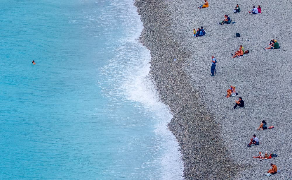 Coastal Beach Life by Vio Oprea — canvas wall art
