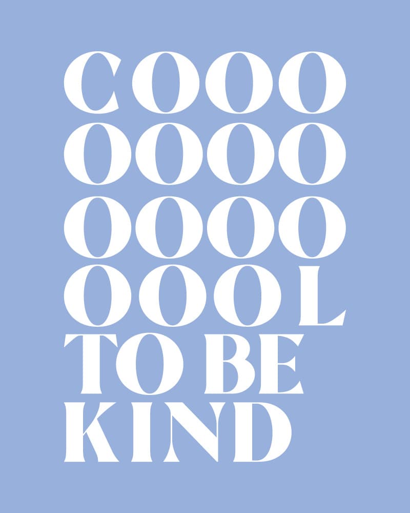 Cool To Be Kind by KsanaKalpa — canvas wall art