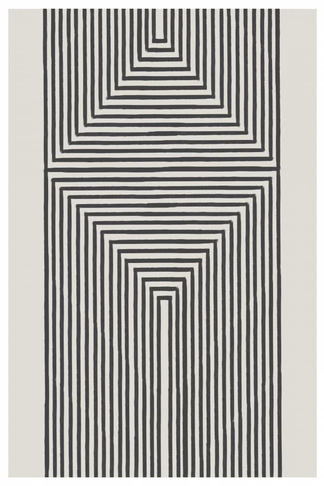 Geometric Echoes by THE MIUUS STUDIO — canvas wall art