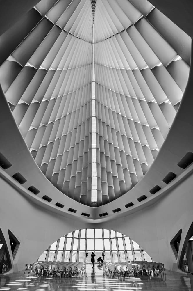 Modern Architectural Symmetry by Andrew Beavis — canvas wall art