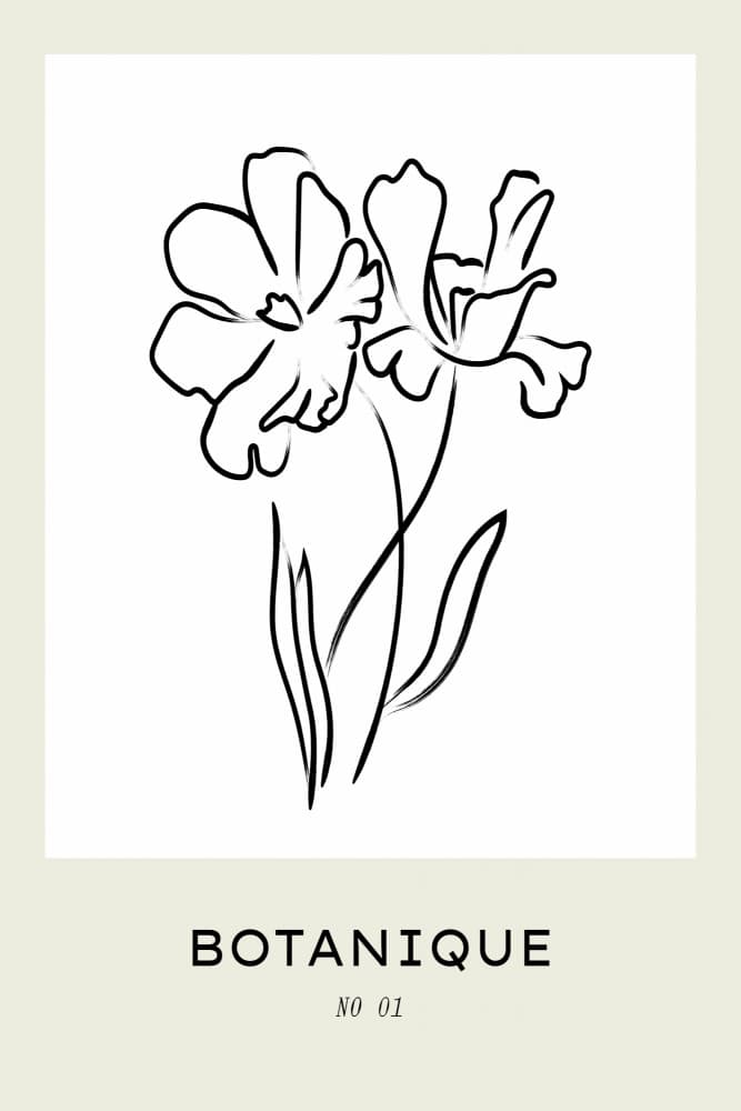 Botaniqueno(flowers) by Treechild — canvas wall art