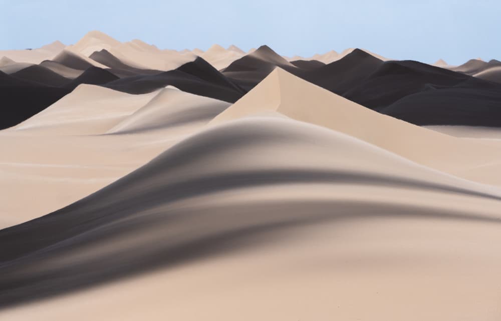 Serene Desert Dunes by Alexandr Kukrinov — canvas wall art