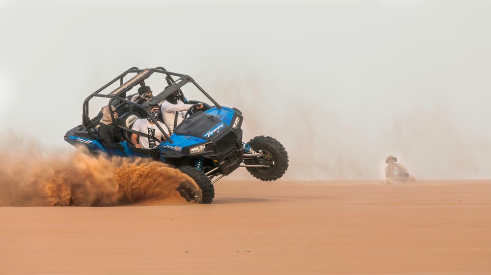 Desert Dune Thrill Ride by Rami Al Adwan — canvas wall art