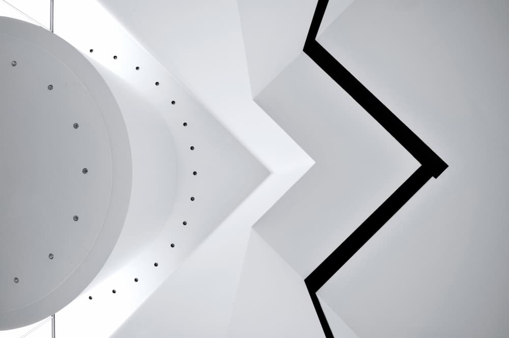 Modern Architectural Lines by Ercan Sahin — canvas wall art