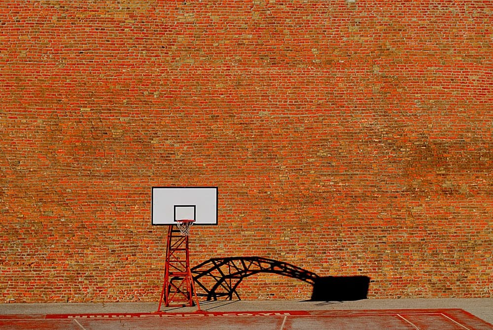 Urban Basketball Court by Dalibor Davidovic — canvas wall art