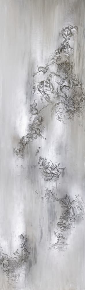 Abstract Grey Flow by Anete Purina-Purite — canvas wall art