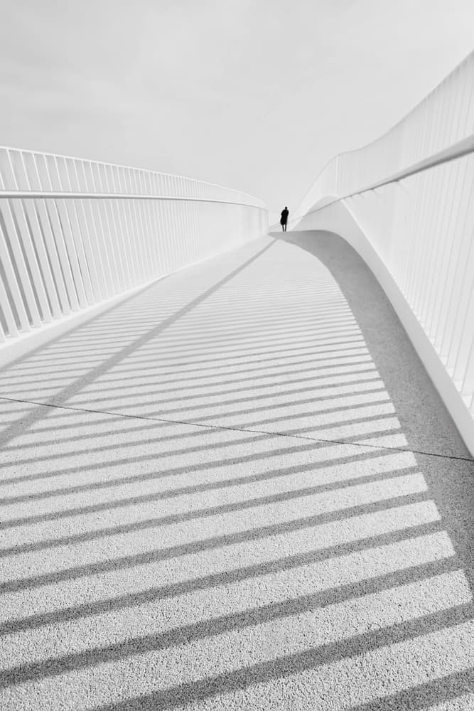 Solitary Figure White Path by Florentinus Joseph — canvas wall art