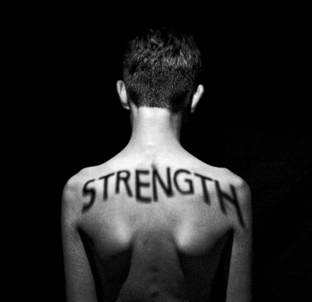 Strength On Human Back by Mike Melnotte — canvas wall art