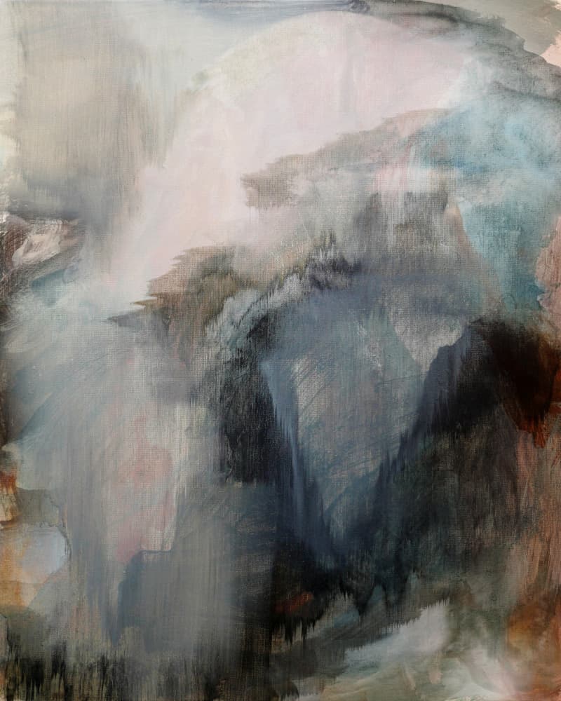 Misty Mountain Flow by Gemma Bardot — canvas wall art