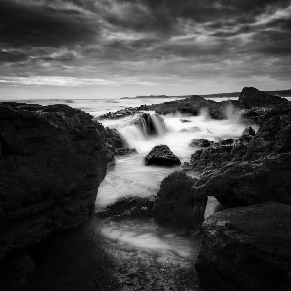 Dramatic Ocean Flow by Juan Marín Gómez — canvas wall art