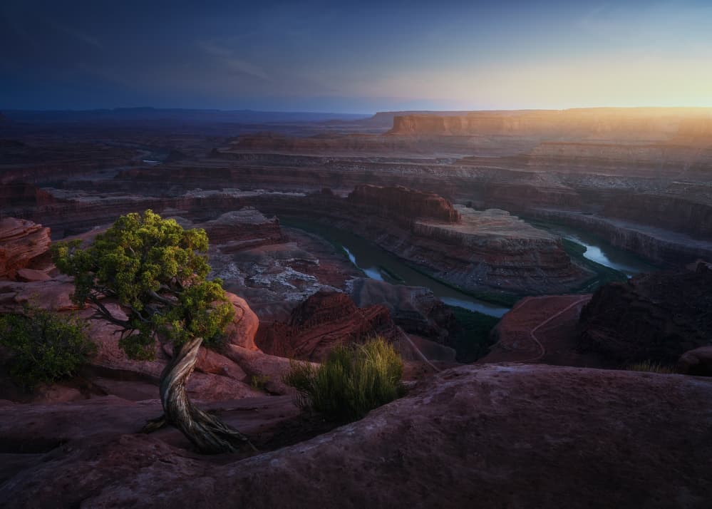 Golden Canyon Sunset by Juan Pablo de Miguel — canvas wall art