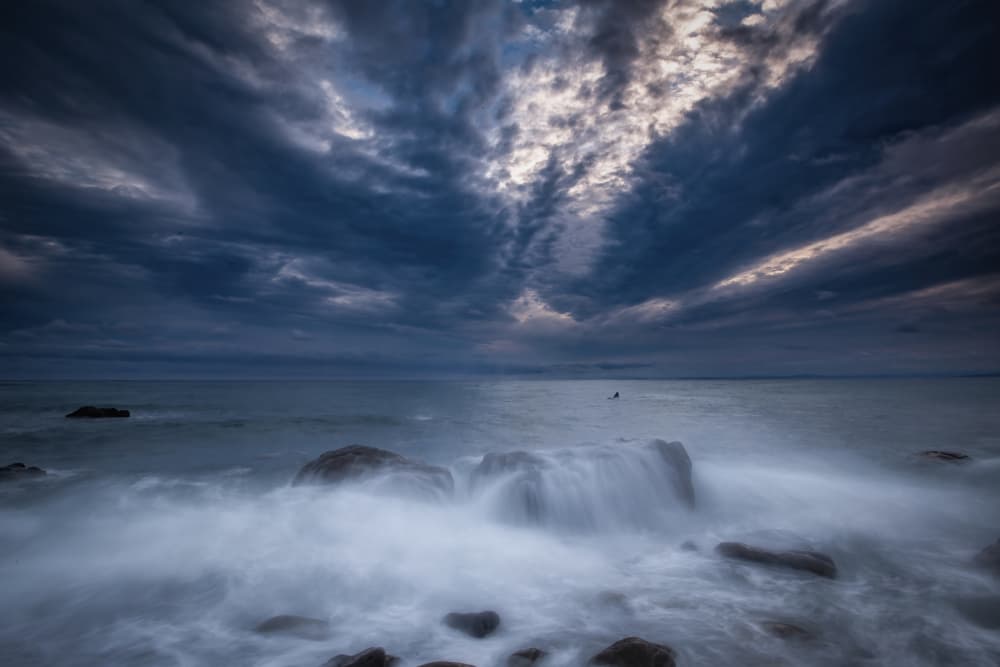Moody Ocean Sky by Takafumi Yamashita — canvas wall art