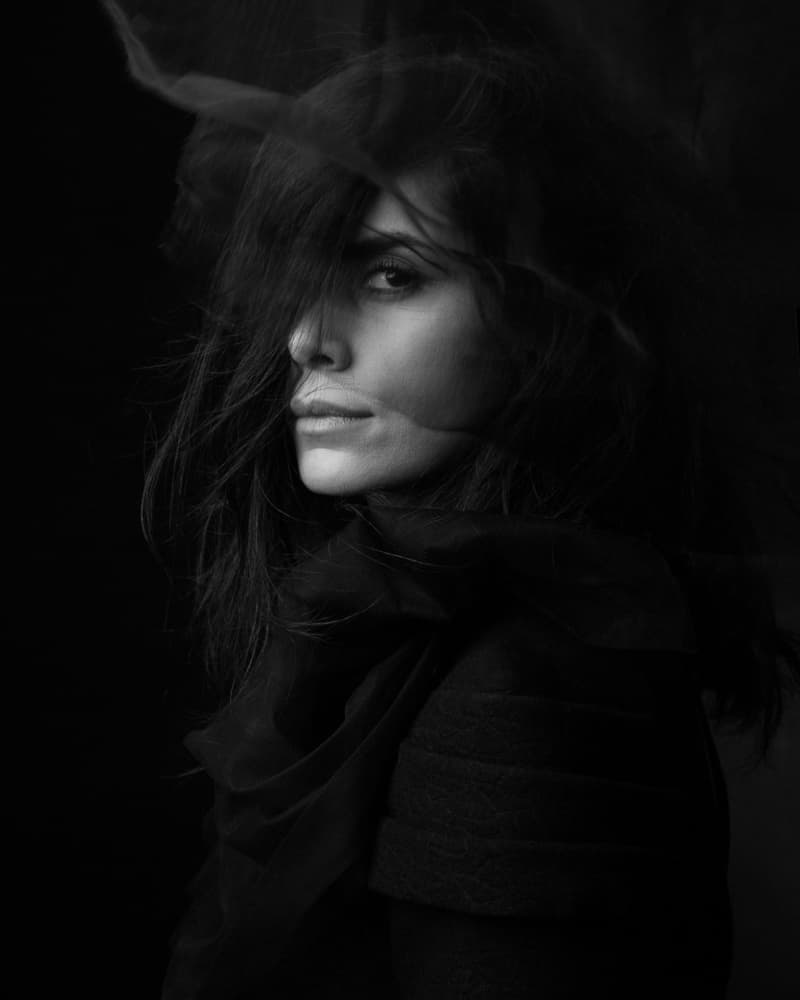 Mysterious Dark Gaze by Mehdi Mokhtari — canvas wall art