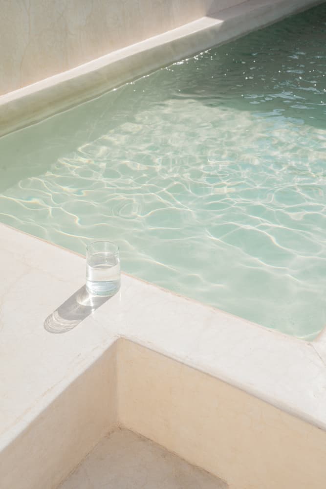 Serene Pool Day by Henrike Schenk — canvas wall art