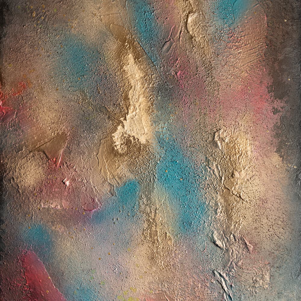 Metallic Grunge Texture by Anete Purina-Purite — canvas wall art