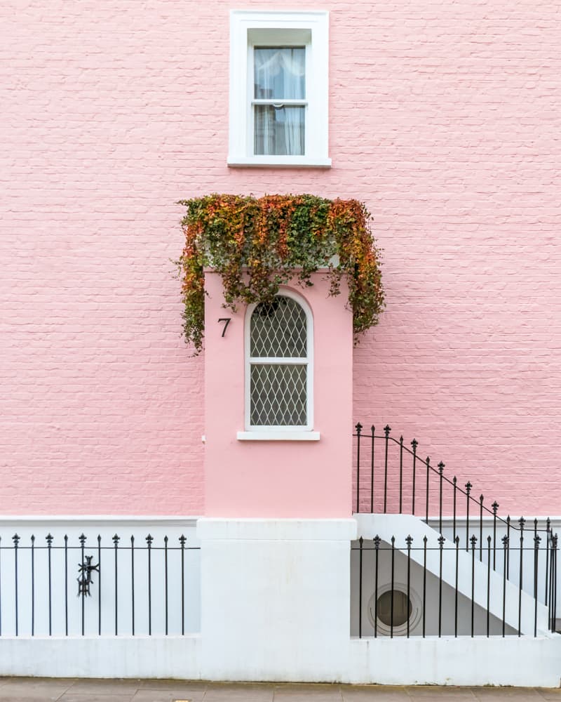 Charming Pink House by Gabor Estefan — canvas wall art
