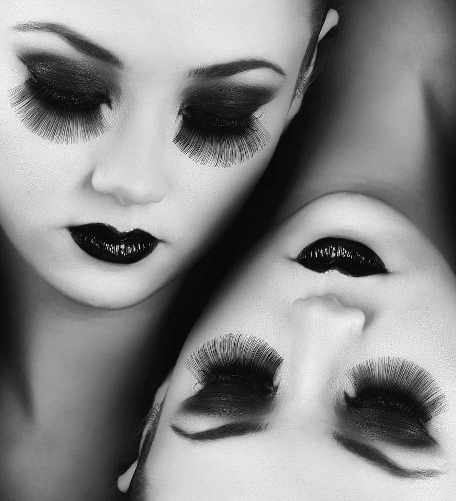 Dark Glamour Faces by Oren Hayman — canvas wall art