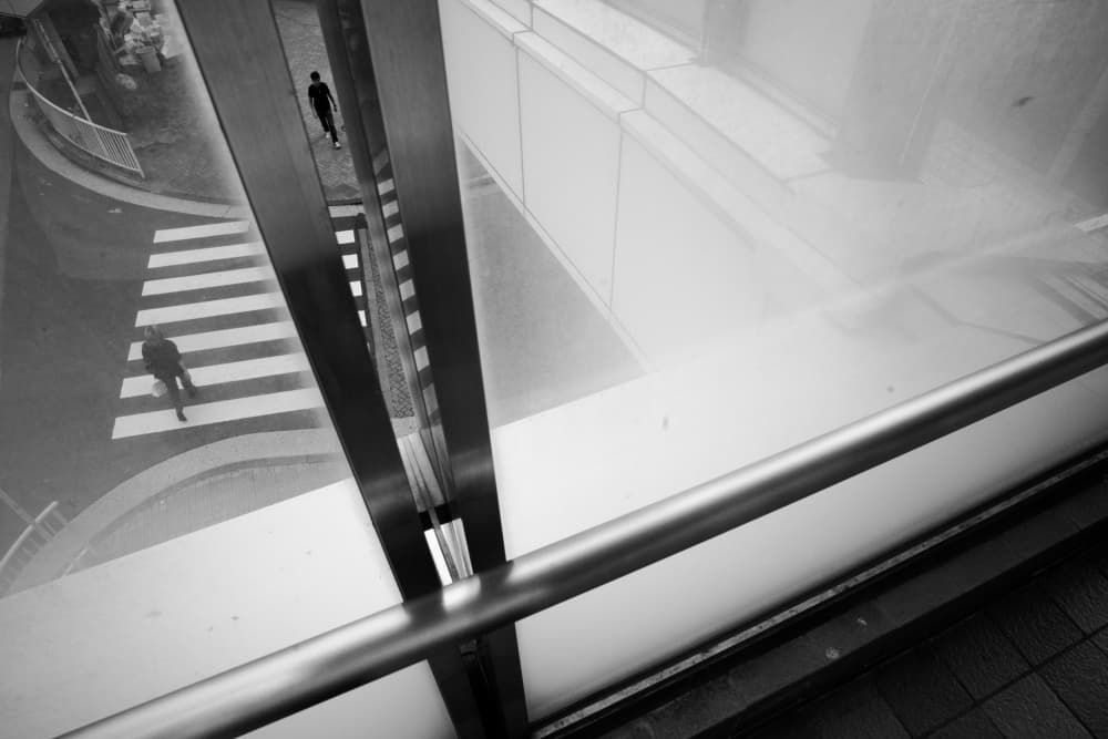 Modern Urban Crossing by Satoshi Hata — canvas wall art