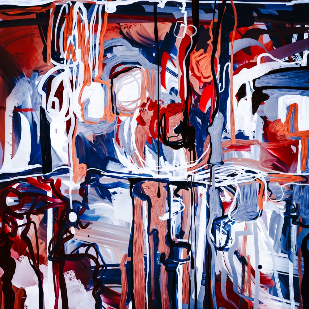 Dynamic Abstract Expression by Josie George — canvas wall art