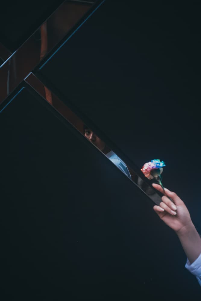 Delicate Flower Offering by yuimei — canvas wall art