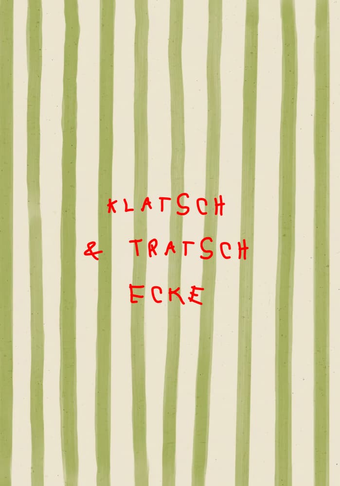Klatsch & Tratsch Ecke by Neetesh Kumar — canvas wall art